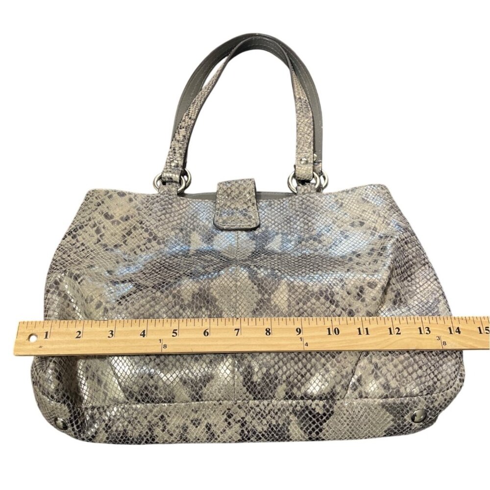 Coach Soho Python Embossed Leather Shoulder Bag S… - image 7